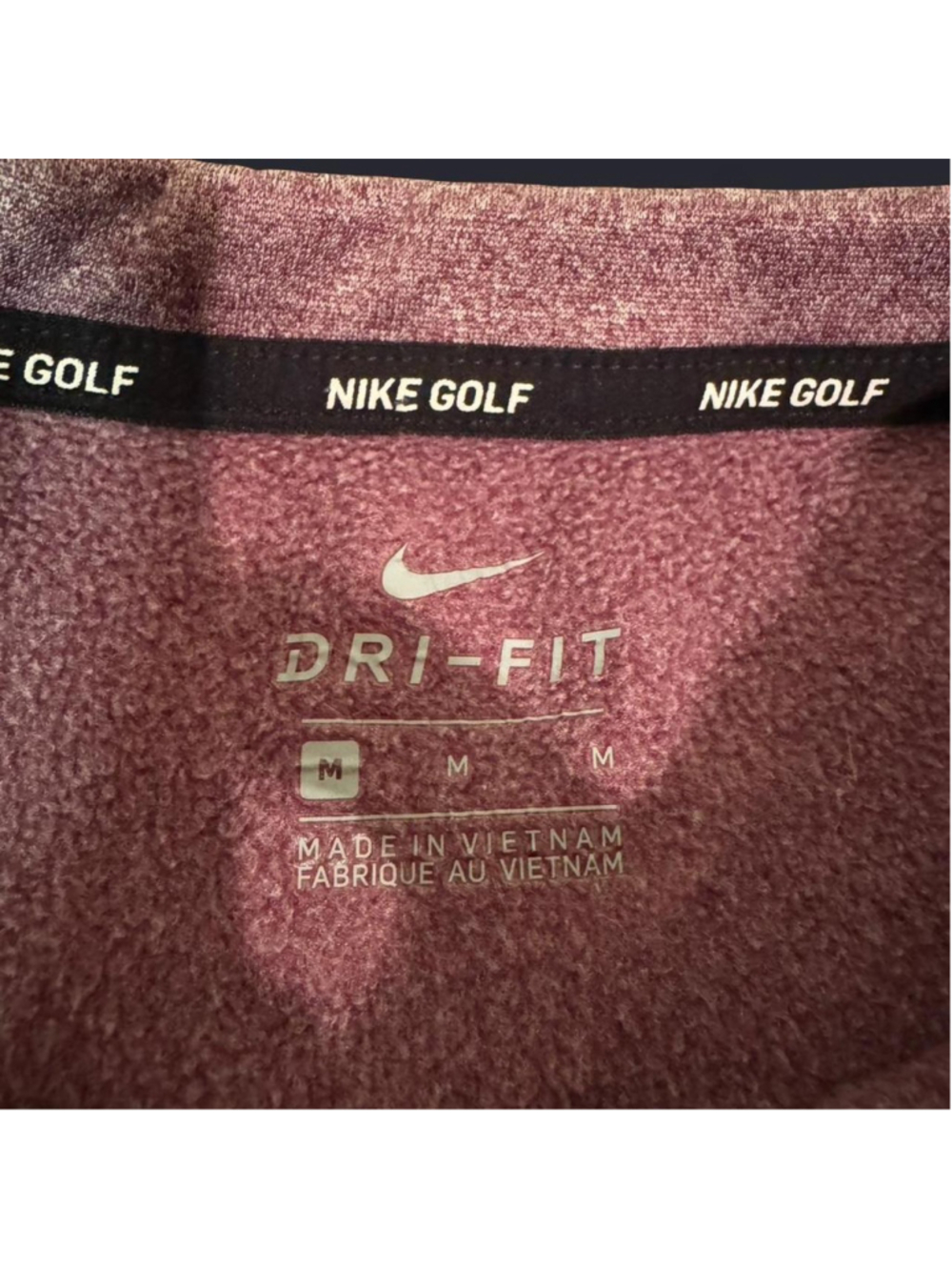 Pink/burgandy Nike Dri-Fit crewneck - Medium - Picture 3 of 5
